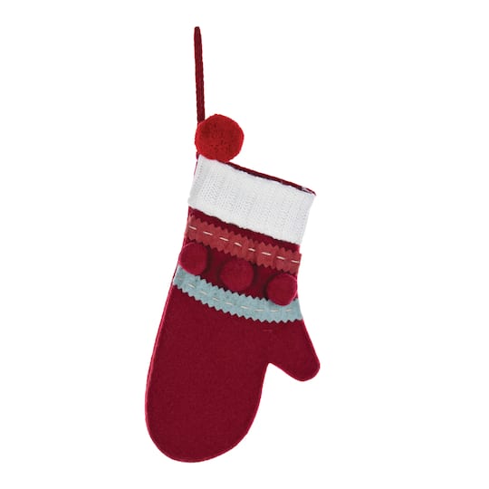24ct. Plush Mitten Ornaments By Melrose in Red | 8.5" | Michaels®